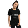 If it would be easy, everybody would do it. - Unisex Triblend Short Sleeve T-Shirt Motivational quotes 7827500