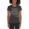 Your time is limited, so don't waste it living someone else's life! - Steve Jobs - Ladies' The Boyfriend Tee Motivational quotes 7822963