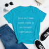 How do I feel when there is no Coffee? DEPRESSO. - Ladies Ringspun Fashion Fit T-Shirt Funny quotes 7821715
