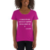 I could either watch it happen or be a part of it - Elon Musk - Ladies Sheer Scoopneck T-Shirt Motivational quotes 7821796