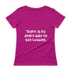 There is no angry way to say bubbles. - Ladies Sheer Scoopneck T-Shirt Funny quotes 7821271