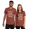 Be brave. Nobody remembers a coward. - Unisex Triblend Short Sleeve T-Shirt Motivational quotes 7827768