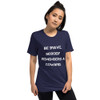 Be brave. Nobody remembers a coward. - Unisex Triblend Short Sleeve T-Shirt Motivational quotes 7827768