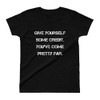 Give yourself some credit. You've come pretty far. - Ladies' Ultra Cotton T-Shirt Motivational quotes 7825268