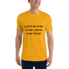 Love is no what yo say. Love is what you do. - Fitted Long Sleeve Crew Motivational quotes 7815831
