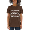 The more you weight the harder you are to kidnap. Stay safe eat cake. - Unisex Triblend Short Sleeve T-Shirt Funny quotes 7826596