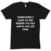Sometimes I have to tell myself it's not worth the jail time. - Unisex Short Sleeve Crew Neck Funny quotes 7824955