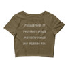 Please God, if you can't make me thin, make my friends fat. - Women's Crop Tee Funny quotes 7827254