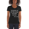 The secret of getting ahead is getting started. - Mark Twain - Women's Tri-Blend T-Shirt Motivational quotes 7824374
