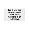 The fridge is a clear example that what matters is on the inside. - Pillow Case Funny quotes 7821359