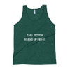 Fall seven, stand up eight. - Unisex Soft Tri-Blend Tank Motivational quotes 7824551