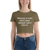 Nothing is lost until your mother can't find it. - Women's Crop Tee Funny quotes 7827153