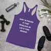 Don't be pushed by your problems. Be led by your dreams. - Ladies Triblend Racerback Tank Motivational quotes 7826800