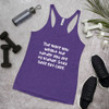 The more you weight the harder you are to kidnap. Stay safe eat cake. - Ladies Triblend Racerback Tank Funny quotes 7826289