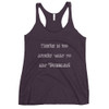There is no angry way to say "Bubbles! - Ladies Triblend Racerback Tank Funny quotes 7825480