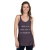 There is no angry way to say "Bubbles! - Ladies Triblend Racerback Tank Funny quotes 7825480