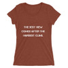 The best view comes after the hardest climb. - Ladies' Triblend Short Sleeve T-Shirt Motivational quotes 7826551