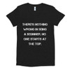 There's nothing wrong in being a beginner. No one starts at the top. - Women's Tri-Blend T-Shirt Motivational quotes 7824411