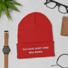 Old ways won't open new doors. - 12" Cuffed Beanie Motivational quotes 7820598