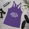 Brains are awesome. I wish everybody would have one! - Ladies Triblend Racerback Tank Funny quotes 7825838