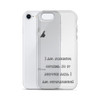 I am standing outside. So if anyone asks, I am outstanding! - iPhone Case Funny quotes 7826338