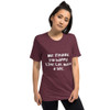 Me: Finally, I'm happy. LIfe: Lol, wait a sec. - Unisex Triblend Short Sleeve T-Shirt Funny quotes 7826094