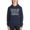 Funny how just when you think life can't get any worse, it suddenly does. - Unisex Fleece Pullover Hoodie Funny quotes 7832188
