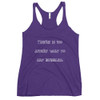 There is no angry way to say bubbles. - Ladies Triblend Racerback Tank Funny quotes 7825368