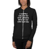 I stopped fighting my inner demons. We're on the same side now. - Unisex Triblend Lightweight Zip Hoodie Funny quotes 7832412