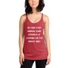 No one ever injured their eyesight by looking on the bright side. - Ladies Triblend Racerback Tank Motivational quotes 7826359