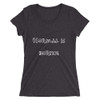 Normal is boring - Ladies' Triblend Short Sleeve T-Shirt Funny quotes 7825911