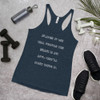 Maybe if we tell people the brain is an app, they'll start using it. - Ladies Triblend Racerback Tank Funny quotes 7826016