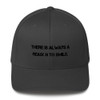 There is always a reason to smile. - Twill Cap Motivational quotes 7820600