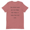 The truth will set you free. But first, it will piss you off. - Unisex Short Sleeve Jersey T-Shirt Funny quotes 7825629