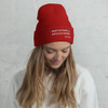 Beauty is power; a smile is its sword. - John Ray - 12" Cuffed Beanie Motivational quotes 7820551
