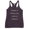 Nobody is perfect. My name is Perfect! - Ladies Triblend Racerback Tank Funny quotes 7826212