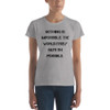 Nothing is impossible. The world itself says I'm possible. - Ladies Ringspun Fashion Fit T-Shirt Motivational quotes 7816367