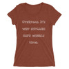 Overpack. It's why suitcases have wheels now. - Ladies' Triblend Short Sleeve T-Shirt Funny quotes 7826122
