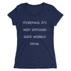 Overpack. It's why suitcases have wheels now. - Ladies' Triblend Short Sleeve T-Shirt Funny quotes 7826122