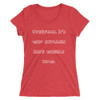 Overpack. It's why suitcases have wheels now. - Ladies' Triblend Short Sleeve T-Shirt Funny quotes 7826122