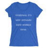 Overpack. It's why suitcases have wheels now. - Ladies' Triblend Short Sleeve T-Shirt Funny quotes 7826122
