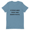 Storms make trees take deeper roots. - Unisex Short Sleeve Jersey T-Shirt Motivational quotes 7815702