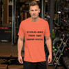 Storms make trees take deeper roots. - Unisex Short Sleeve Jersey T-Shirt Motivational quotes 7815702