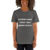Storms make trees take deeper roots. - Unisex Short Sleeve Jersey T-Shirt Motivational quotes 7815702