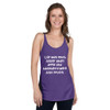 Life was much easier when apple and blackberry were just fruits. - Ladies Triblend Racerback Tank Funny quotes 7826170