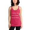 I would kill for a Nobel Peace Price! - Ladies Triblend Racerback Tank Funny quotes 7816660