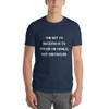 The key to success is to focus on goals, not obstacles. - Lightweight Fashion Short Sleeve T-Shirt Motivational quotes 7814386