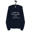It takes two flints to make a fire. - Louisa May Alcott - Unisex Long Sleeve T-Shirt Motivational quotes 7814035