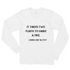 It takes two flints to make a fire. - Louisa May Alcott - Unisex Long Sleeve T-Shirt Motivational quotes 7814035
