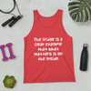 The fridge is a clear example that what matters is on the inside. - Unisex Jersey Tank Funny quotes 7830597